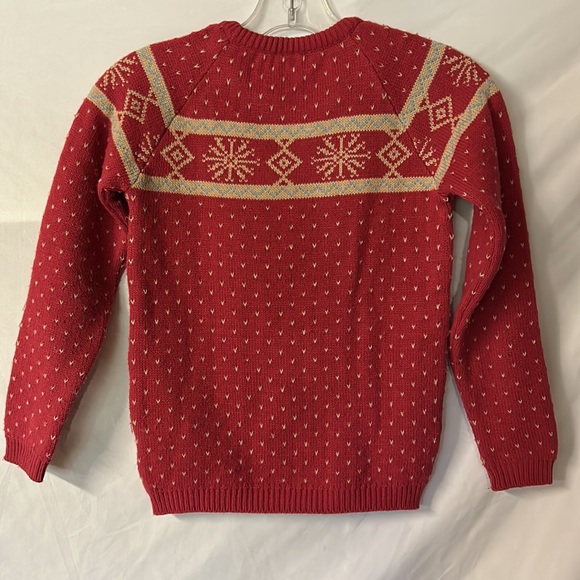 Dolce Petit Red Sweater - Long Ranglan sleeve - Size 10 - Picture 4 of 4